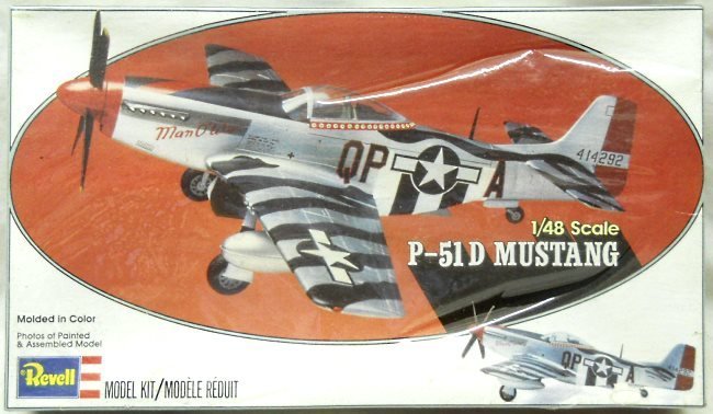 Revell 1/48 North American P-51D Mustang 'Man O'War', H31 plastic model kit